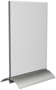 Kaarthouder Europel T-standaard A5 staand acryl / aluminium-3