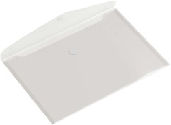 Enveloptas Europel A5 250x180mm dwars transparant wit