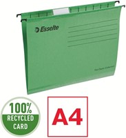 Hangmap Esselte Classic A4 V-bodem 345x240mm groen-4