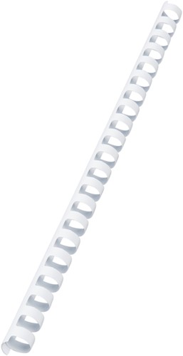 Bindrug GBC 14mm 21rings A4 wit 100 stuks-3