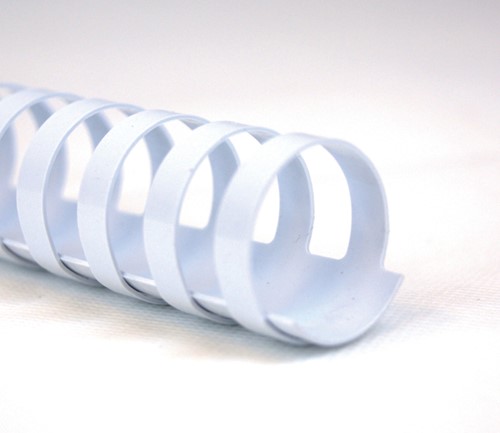 Bindrug GBC 22mm 21rings A4 wit 100 stuks-1