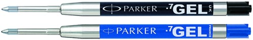 Gelschrijvervulling Parker Quink medium blauw blister à 1 stuk-2
