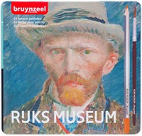 Kleurpotloden Bruynzeel Rijksmuseum Van Gogh aquarel ass blik à 24st