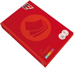 Kopieerpapier Quantore Colour A4 120gr felrood 250 vel