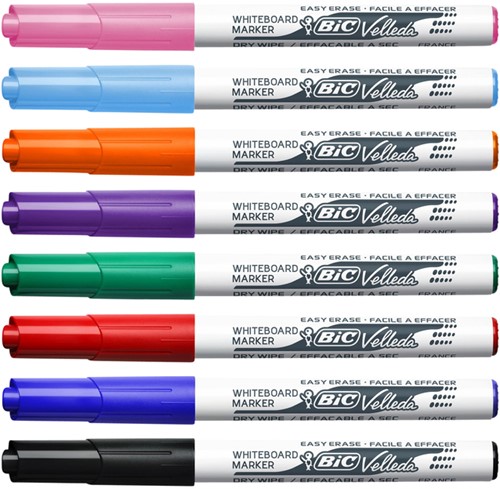 Whiteboardmarker Bic Velleda 1741 rond medium groen-3