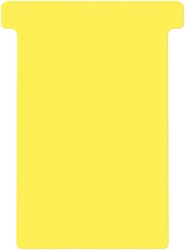 T-kaart Djois formaat 3 77mm geel 100 stuks