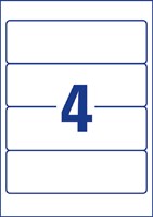 Rugetiket Avery breed 59x192mm zelfklevend wit 25 vel-3