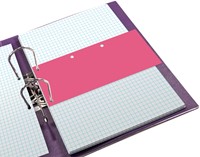 Scheidingsstrook Oxford duo 240x105mm roze 60 stuks-3