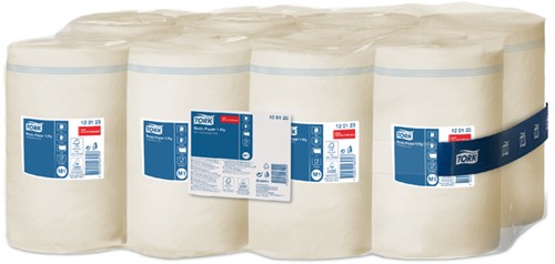 Poetspapier Tork M1 Basic Universal 1-laags 120m wit 120123-3