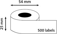 Labeletiket Quantore 11352 54x25mm adres wit 500 stuks-3