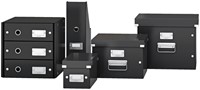 Opbergdoos Leitz Click & Store WOW klein gerecycled karton 200x148x250mm zwart-3