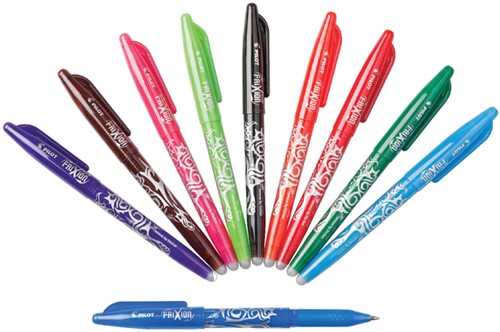 Rollerpen PILOT friXion medium blauw blister à 3 stuks-2