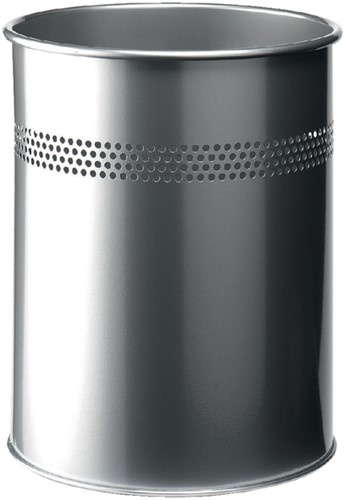 Papierbak Durable 3300-23 15 liter 30mm perforatie zilver