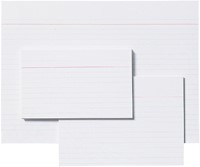 Systeemkaart Aurora 150x100mm lijn met rode koplijn 210gr wit 100 vel-2