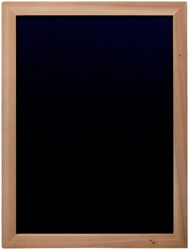 Krijtbord Securit wand 30x40cm teak hout