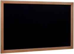 Krijtbord Securit wand 40x60cm teak hout