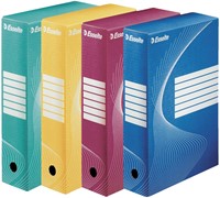 Archiefdoos Esselte Boxycolor 80mm 352x250mm wit-3
