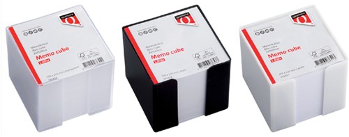 Memokubus Quantore 10x10x9cm zwart met 900vel-3