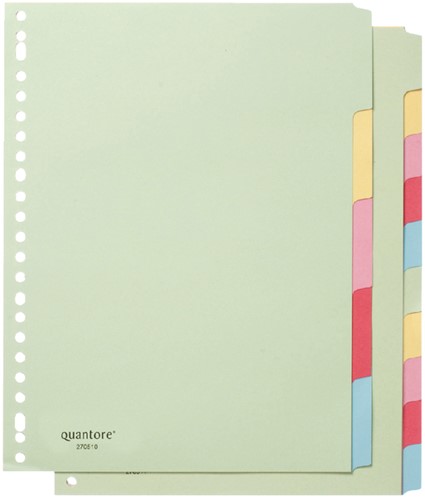 Tabbladen Quantore 23-gaats 5-delig assorti karton-3