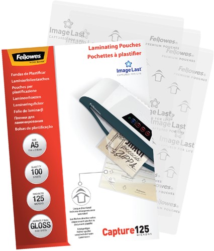Lamineerhoes Fellowes A5 2x125micron glans 100 stuks-3