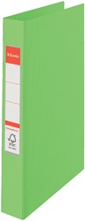 Ringband Esselte Vivida A4 25mm 30% gerecycled PP folie groen
