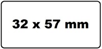 Labeletiket Quantore 11354 57mmx32mm adres wit 1000 stuks-2