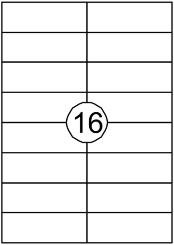 Etiket Avery DP167-100 105x37mm wit 1600 stuks-3