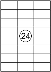 Etiket Quantore 70x37mm 360 stuks