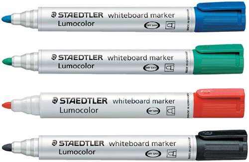 Whiteboardmarker Staedtler Lumocolor 351 rond rood 2mm-2