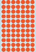 Etiket HERMA 2232 rond 13mm rood 2464 stuks-2