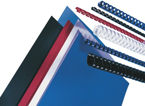 Voorblad GBC A4 Polycover 300micron zwart 100 stuks-3