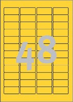 Etiket Avery L6041-20 45.7x21.2mm geel 960 stuks-3