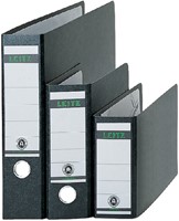 Ordner Leitz 1076 180° zonder sleuven en randbeschermers 77mm karton A5 zwart-3